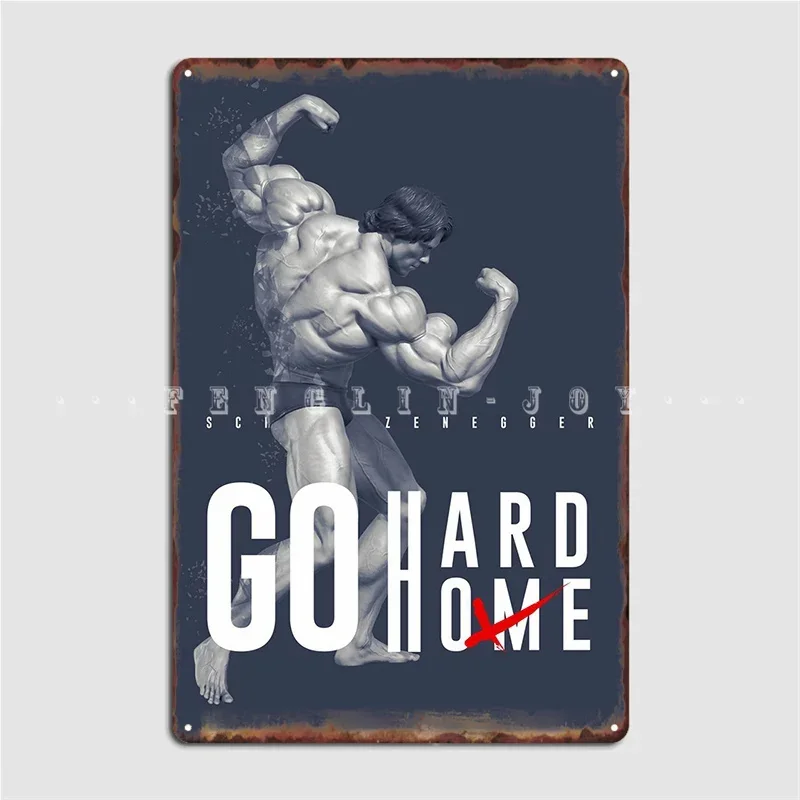 Arnold Schwarzenegger Metal Sign Kitchen Plaques Club Party Decoration Tin Sign Poster