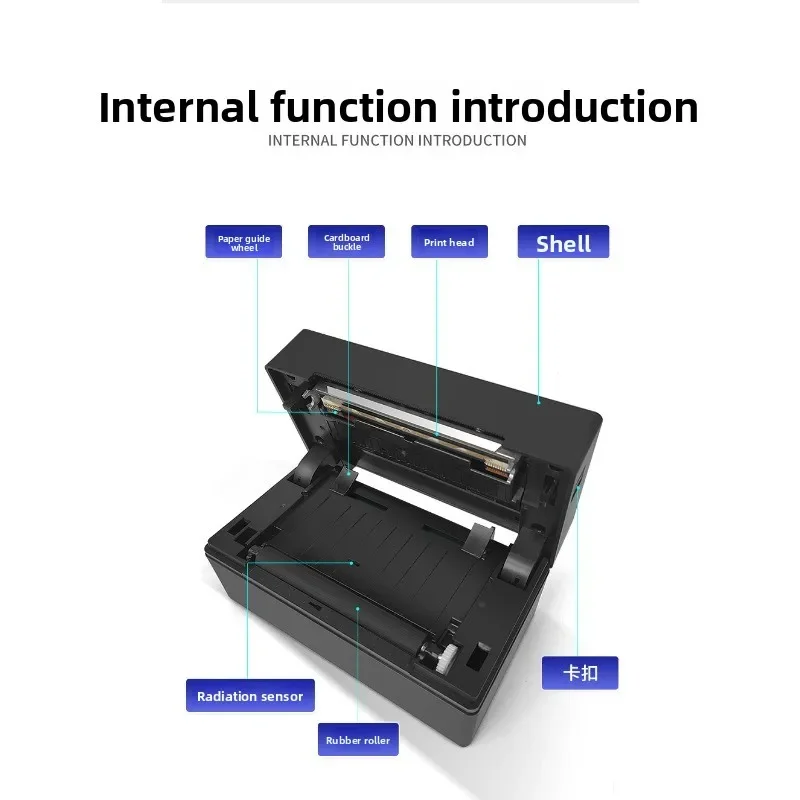 surface stand-alone portable computer Bluetooth thermal label stand-alone machine express barcode small printer