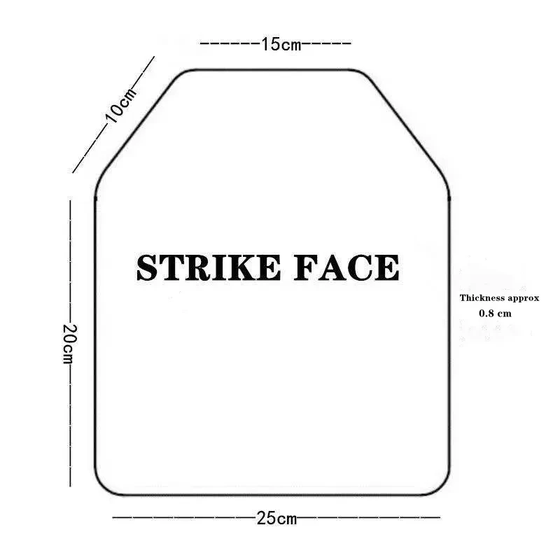 Imagem -05 - Colete à Prova de Balas Balístico Painel Stand Alone Armor Plate pe Leve Painel Nij Iiia 10 x 12