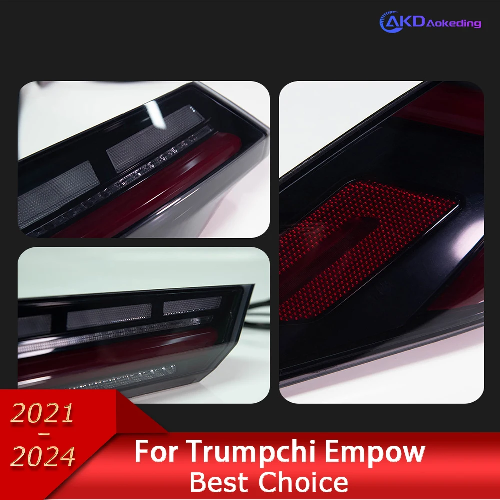 Car Lights for Trumpchi Empow 2021-2024 LED Auto Taillights Assembly Upgrade Lamborghini Style Design External Tool Accessories