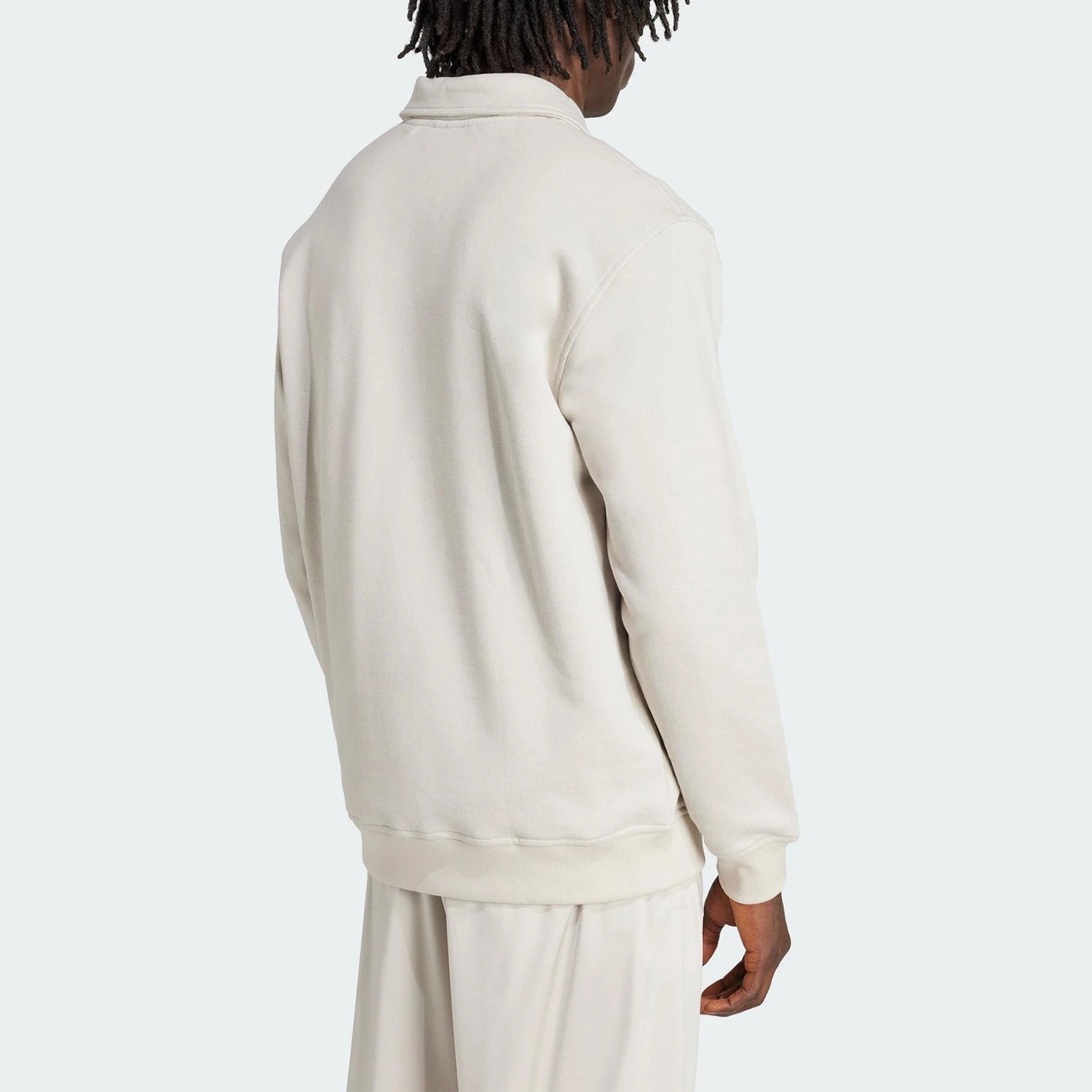 Adidas Authentic Three Leaves Men's Stand Collar Sports Loose Pullover JX8172