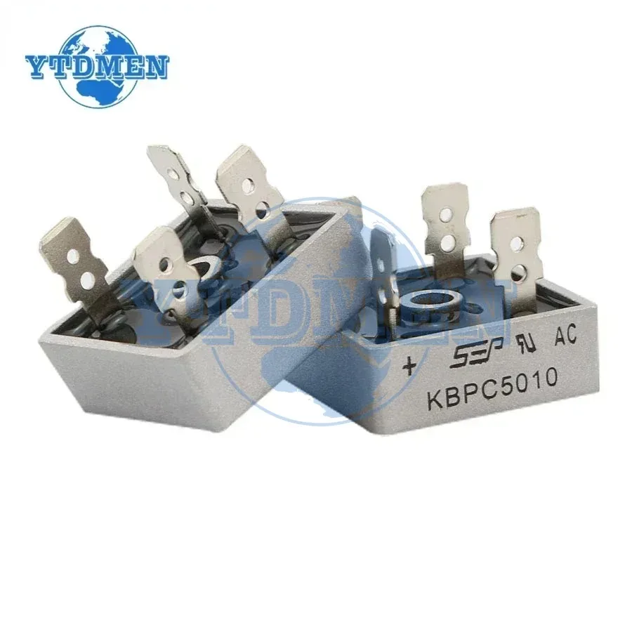 4-10PCS Diode Bridge Rectifier KBPC5010 50A 1000V Rectifiers Electronics Kit