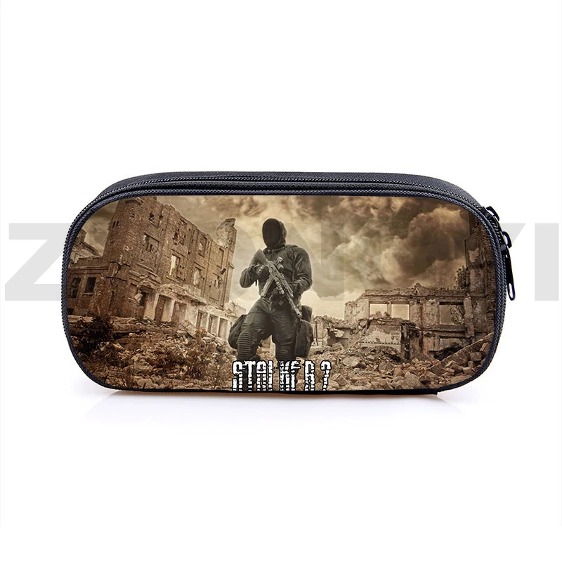 Anime Beauty S.T.A.L.K.E.R. 2 Heart of 3D Pencil Case Make Up Bag Shooting Stalker 2 Fashion Cartoon Merch Kids School Supplies