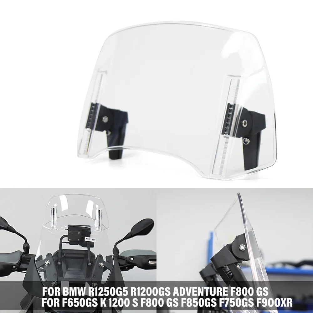

Универсальный регулируемый спойлер на ветровое стекло для BMW R1300GS R1250GS R1200GS Adventure F650GS F800GS F850GS F750GS F900XR