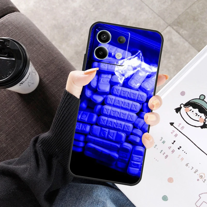 XANAXS funda con patrón para Xiaomi Redmi Note 14 Pro 9 10 11 12 13 Pro 11S 12S funda para Redmi 14C 12C 10C 13C