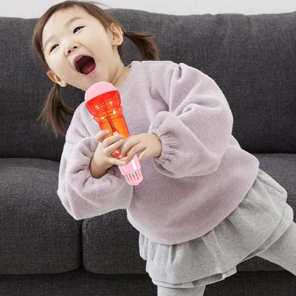 

3Pcs Kids Microphone Pretend Play Plastic Prop Lightweight Fake Mic for Toddlers Singing Party Music Performance Accessories