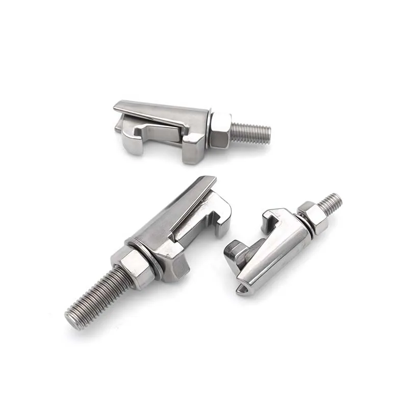 

Вакуумный фланцевый зажим M8M10M12 ISO с двойным креплением, из нержавеющей стали 304, вакуумный калиперный винт, быстросъемный зажим типа C, крюковой болт