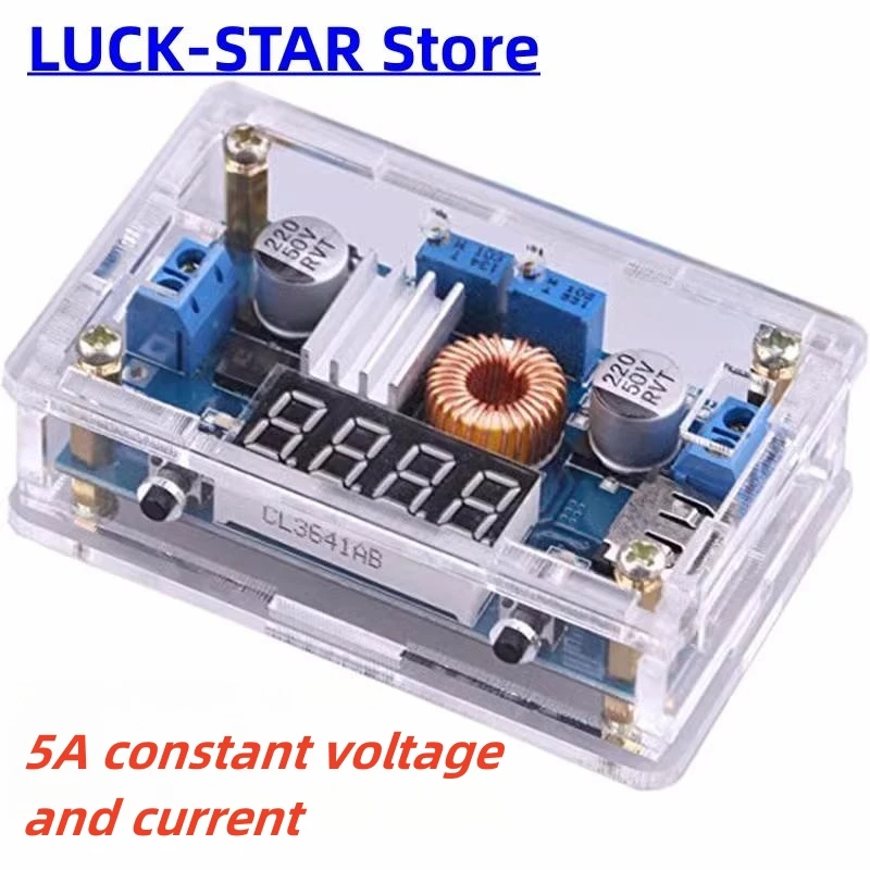 5A Constant Current and Voltage Digital Display Step Down Module 5V-36V to 1.25V-32V Adjustable Converter Power Supply Charger