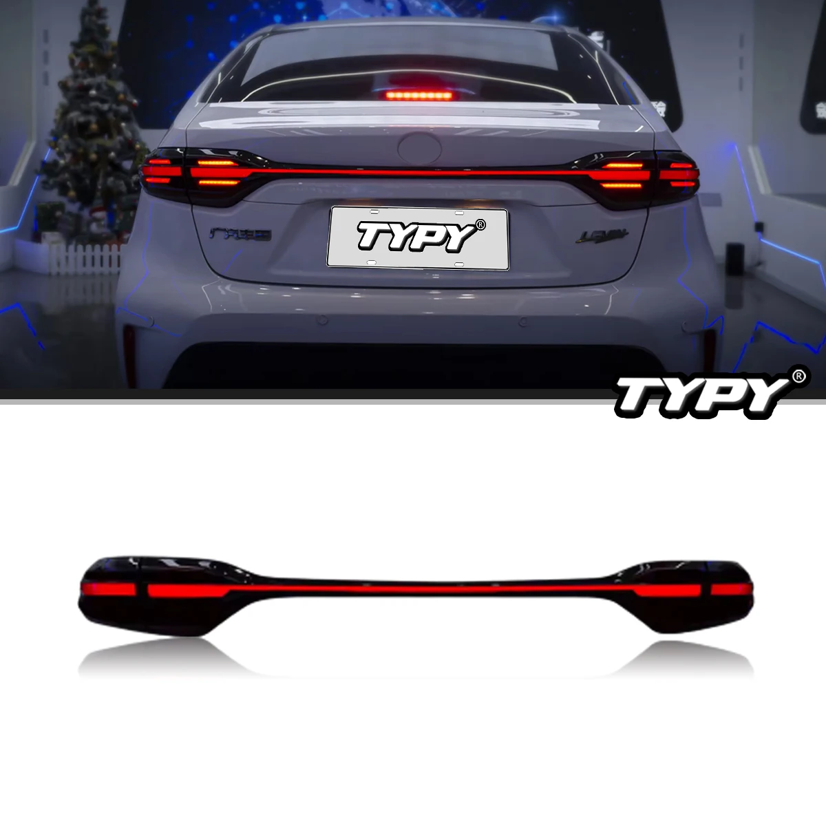 

TYPY Car Lights For Toyota US Corolla Taillight 2020-2024 LED Tail Lamps Daytime Running Lights DRL Dynamic Turn Signals