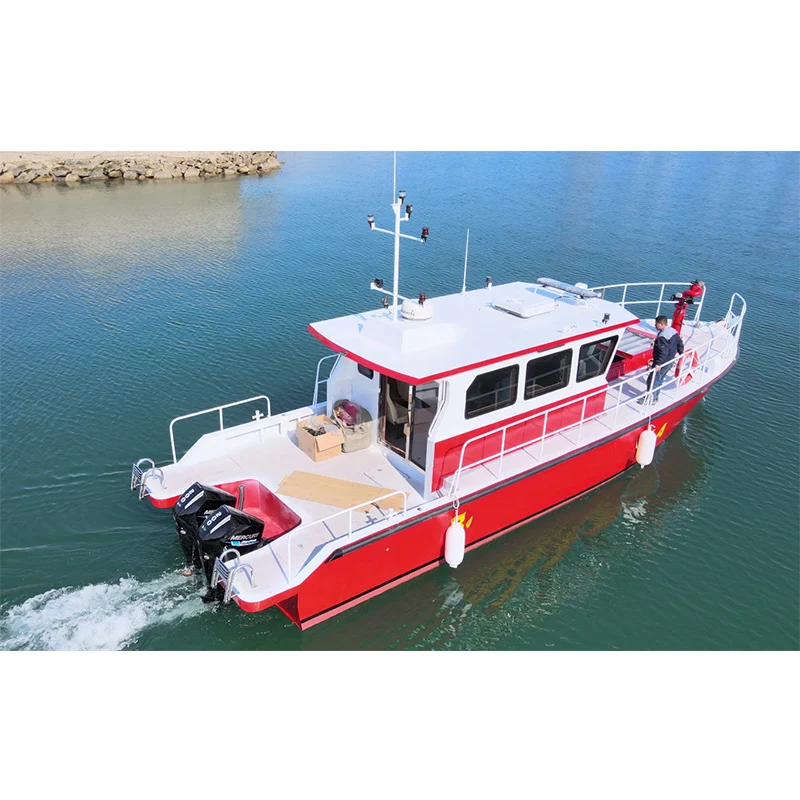 Customizable 13.25m Aluminium Fire Fighting Rescue Boats for Sale