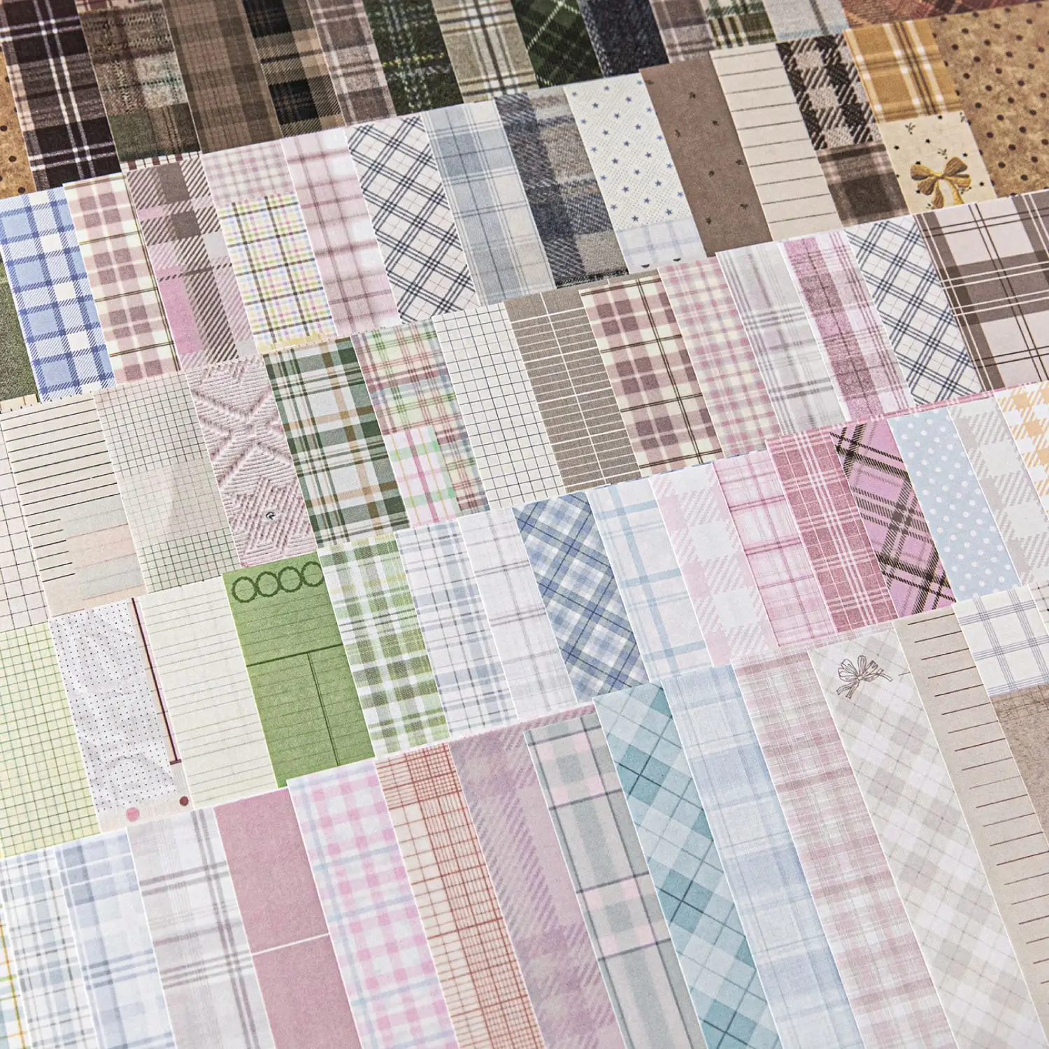 50 pz/lotto Taccuini Memo Materiale Griglia di Carta Carte del Mercato Spazzatura Ufficiale Scrapbooking Retro Sfondo Decorazione di Carta