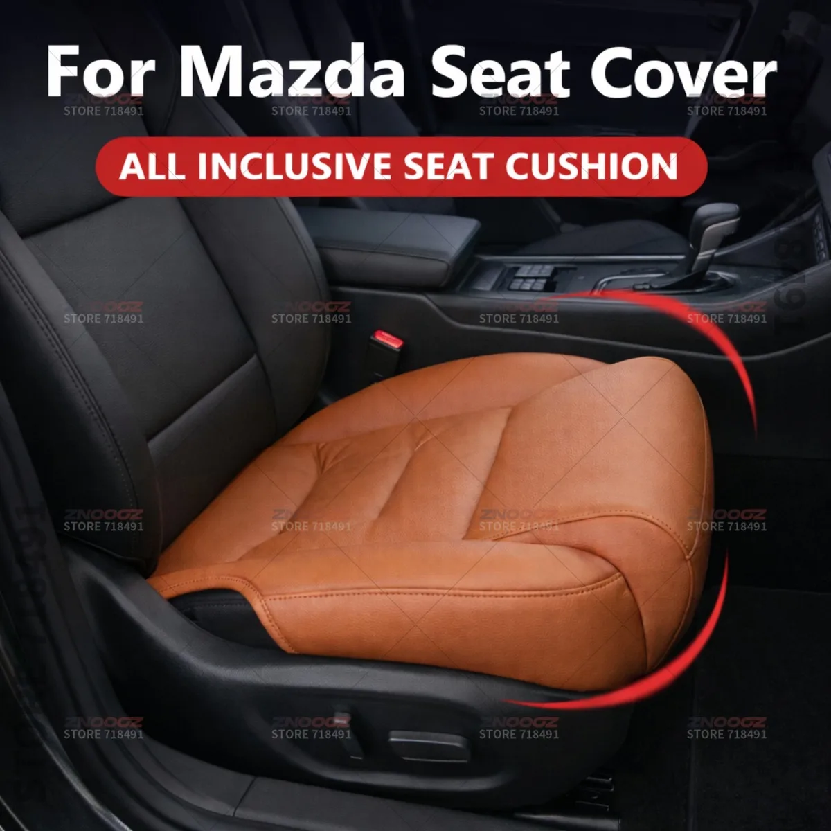 

For Mazda 2 3 6 CX-3 30 5 50 60 8 9 Car Seat Leg Support Extension Seat Cover Memory Foam Extender Cushion Interior Accessories