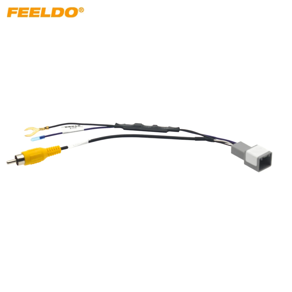 

FEELDO Auto 8-pin Reverse Camera Output Video Adapter Wiring Cable For Honda BRV (14-18) Car Camera Video Output