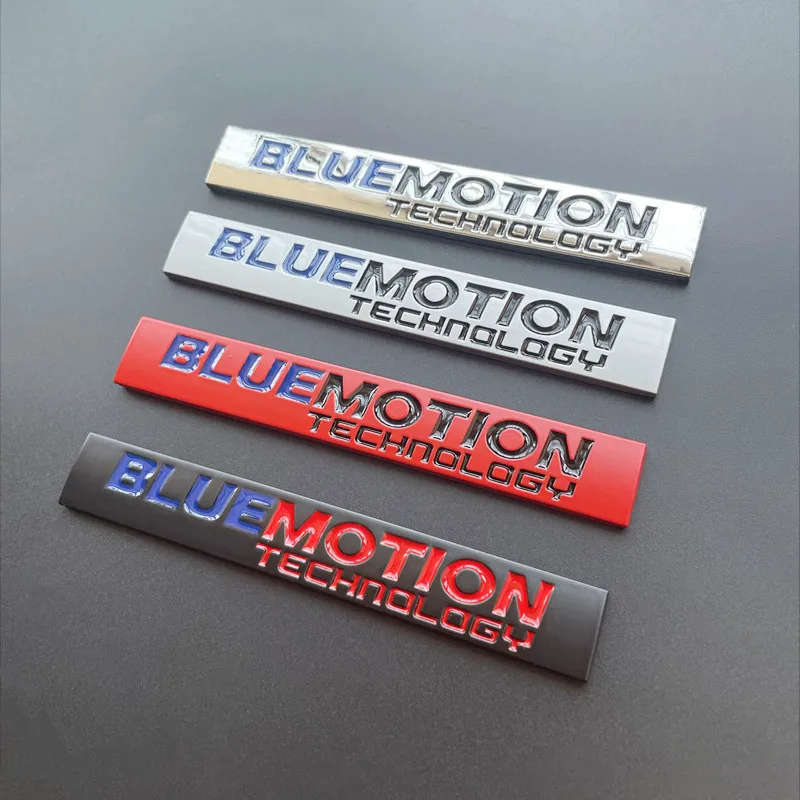 3D Metal Blue Motion Logo Bluemotion Emblem Car Trunk Badge Decal For VW Passat Polo MK6 Golf 7 Bluemotion Sticker Accessories