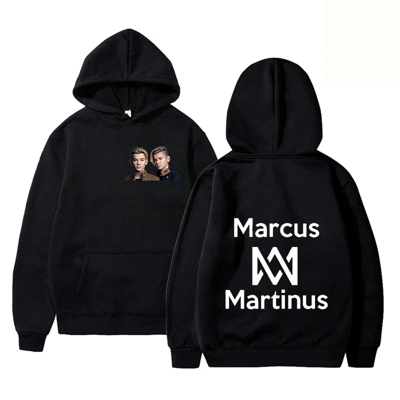 Marcus and Martinus Funny Hoodie Hip Hop Graphic Sweatshirt Poleron Hombre Unisex Streetwear Harajuku Tracksuit Y2K Clothes