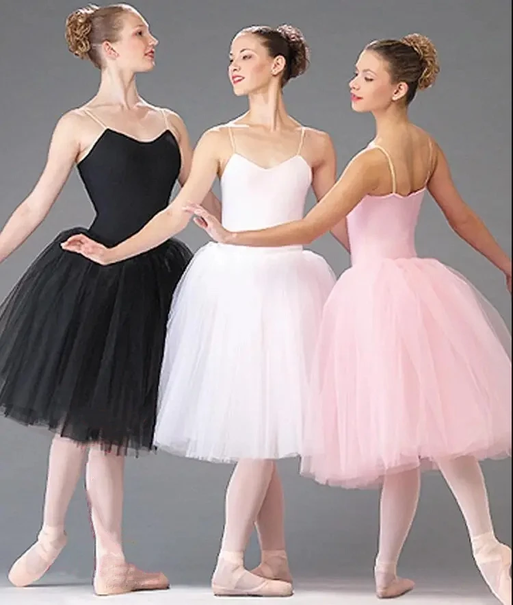 

high quality Long Adult Children Ballet Tutu Dress Party Practice Skirts Clothes Fashion Dance Costumes