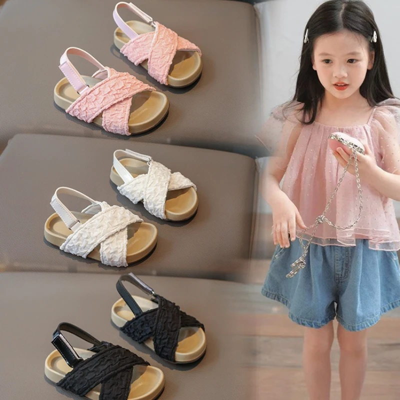 

Детские сандалии для девочек 2026: Новая корейская коллекция, мягкие, модные, повседневные, нескользящие, для девочек, для праздников и на каждый день