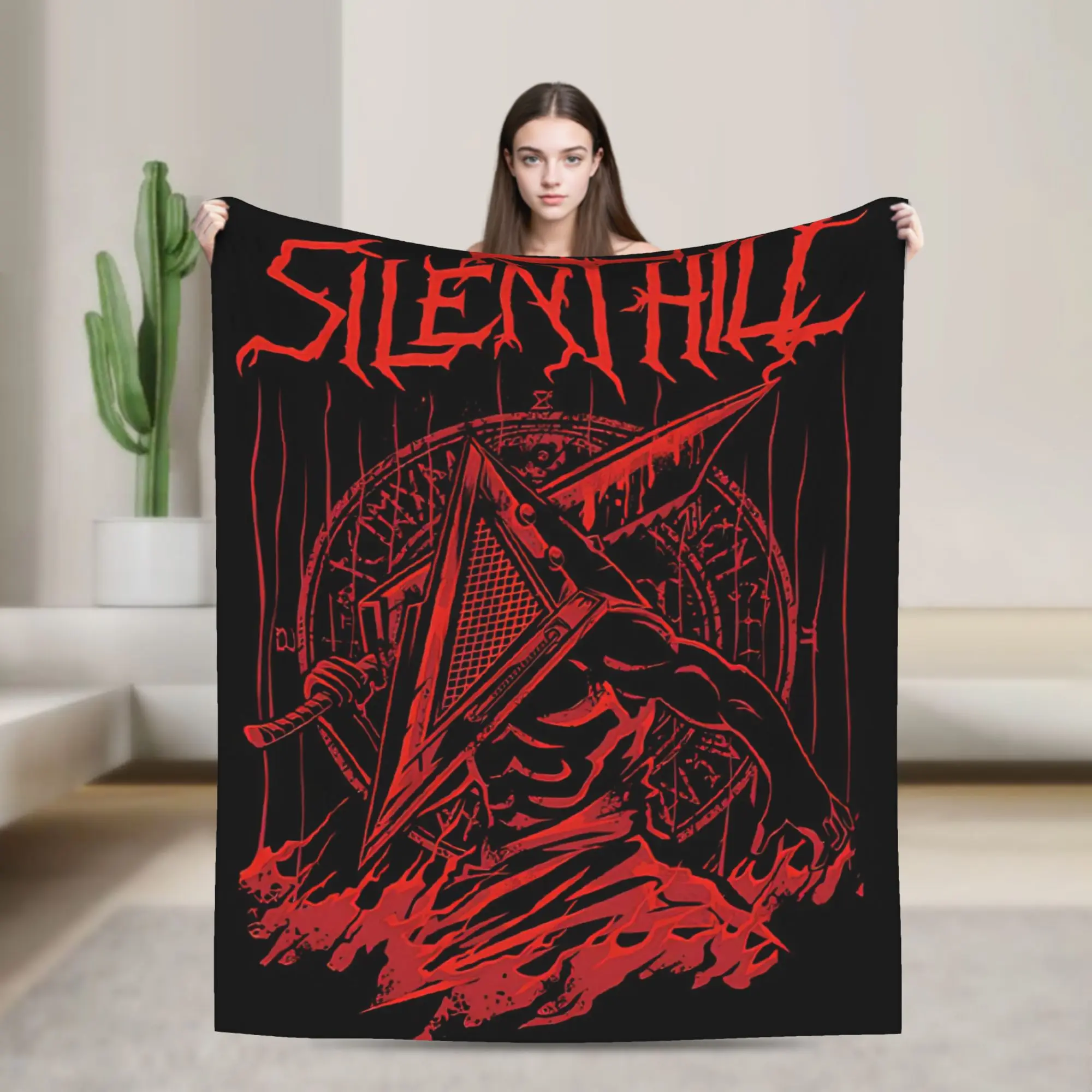 

Silent Hill Game Super Warm Blanket Camping Plush Throw Blanket Novelty Couch Bed Flannel Bedspread Sofa Bed Cover