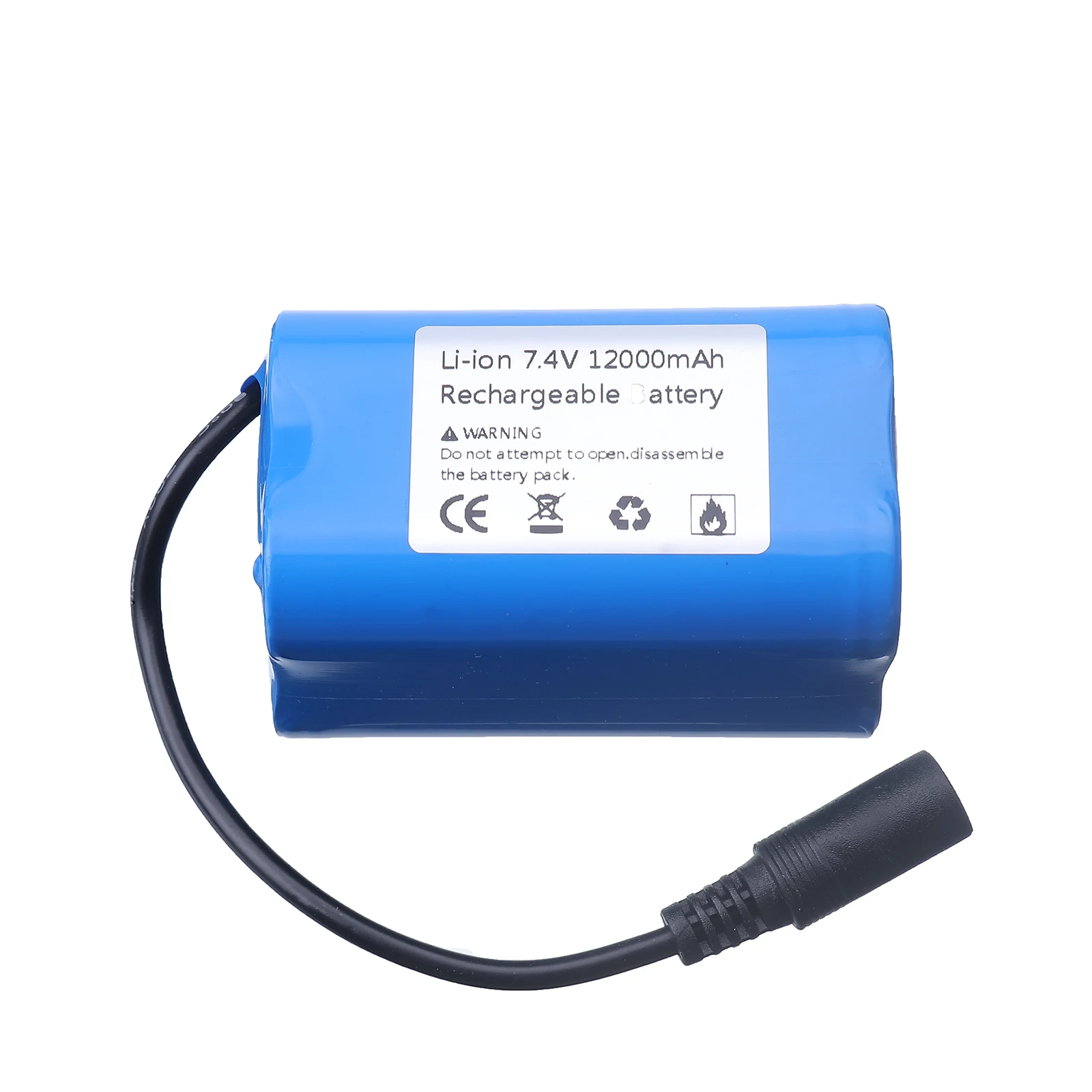 1-5pcs 7.4v 12000mAh Battery for T188 2011-5 T888 V007 H18 C18 Remote Control RC Fishing Bait Boat Spare Part