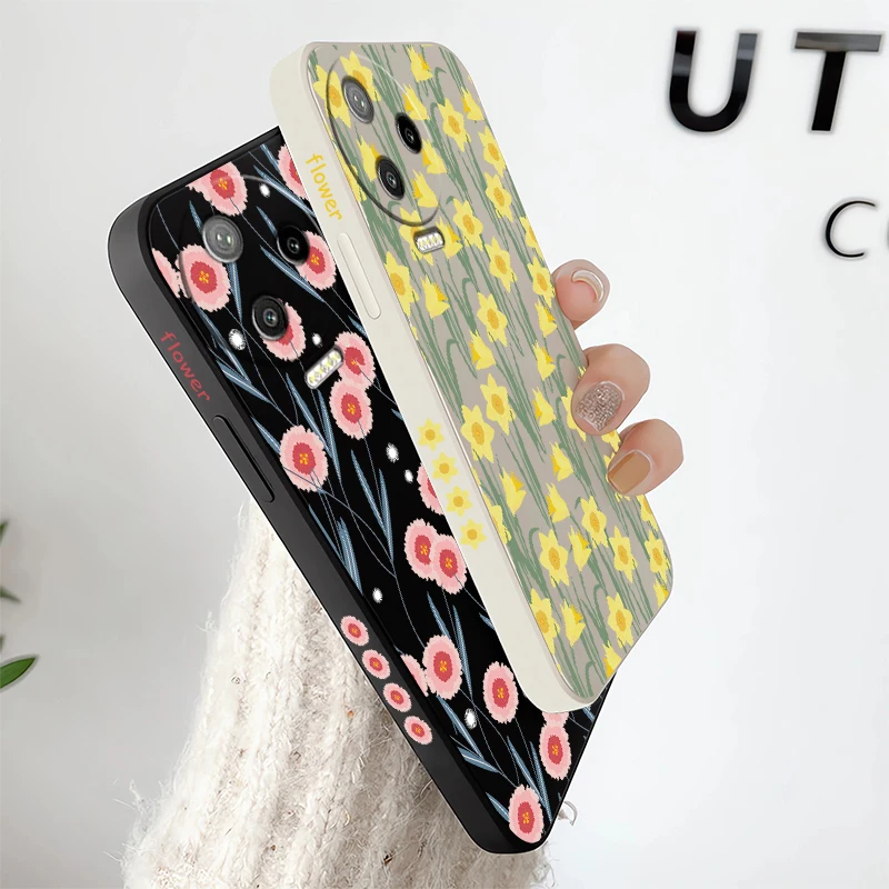 Custodia per telefono con motivo floreale floreale per Infinix Smart 10 Plus 8 HD Custodia morbida in silicone opaco TPU per Infinix Smart 9 8 Pro Capa