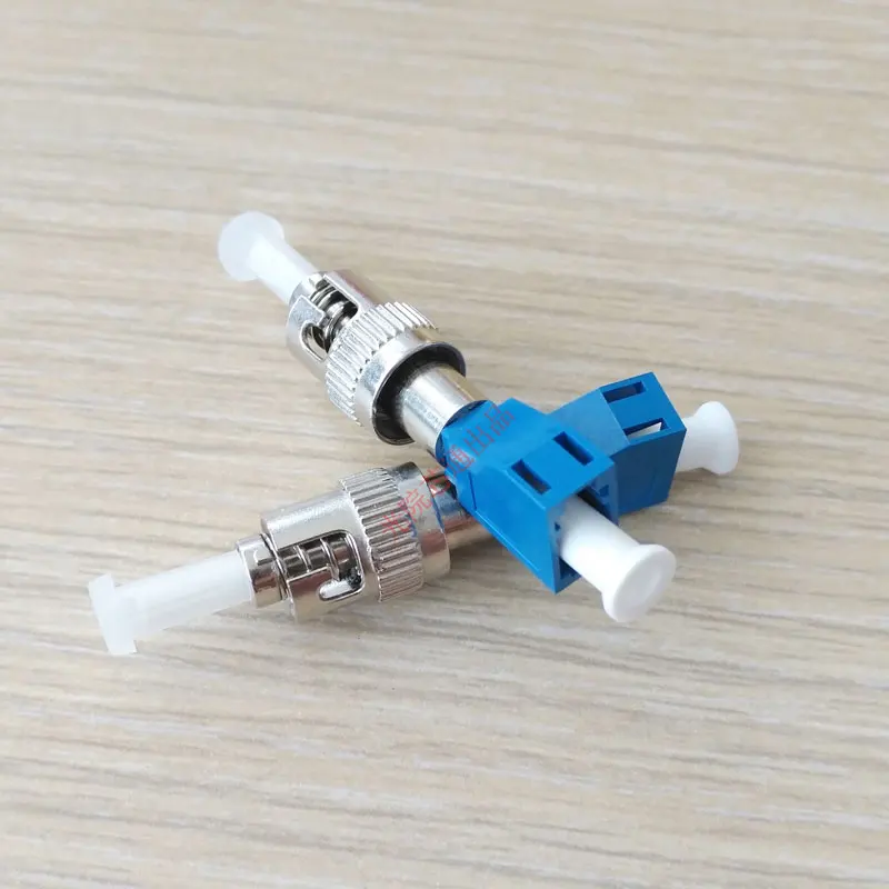 ST Male Male to LC Female Female Transfer Adapter St Male-to-lc Female Conversion Head Optical Fiber Coupler Docking