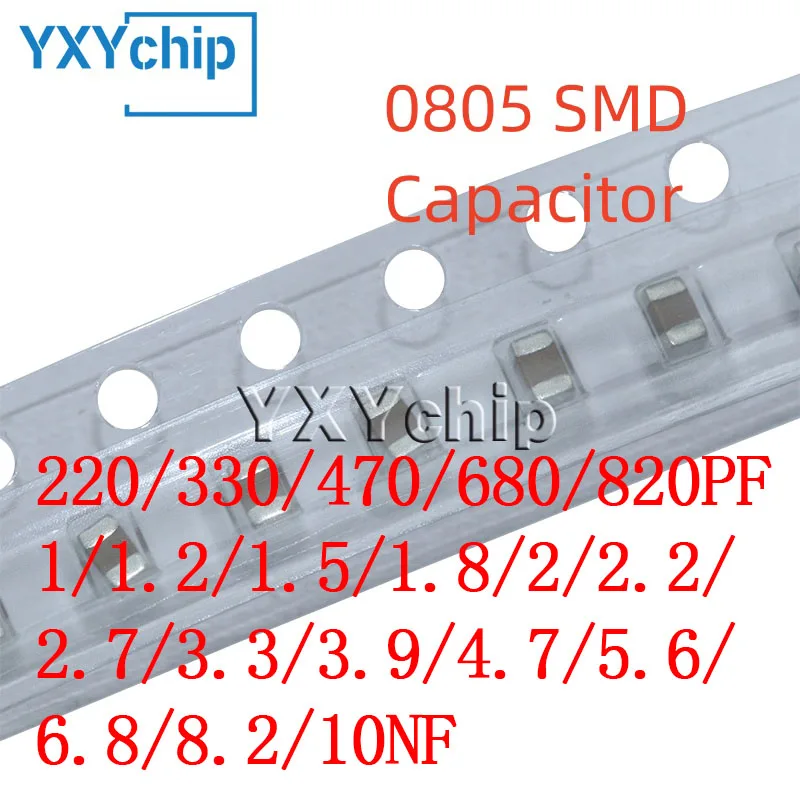 100Pcs 0805 Smd Cap… - image