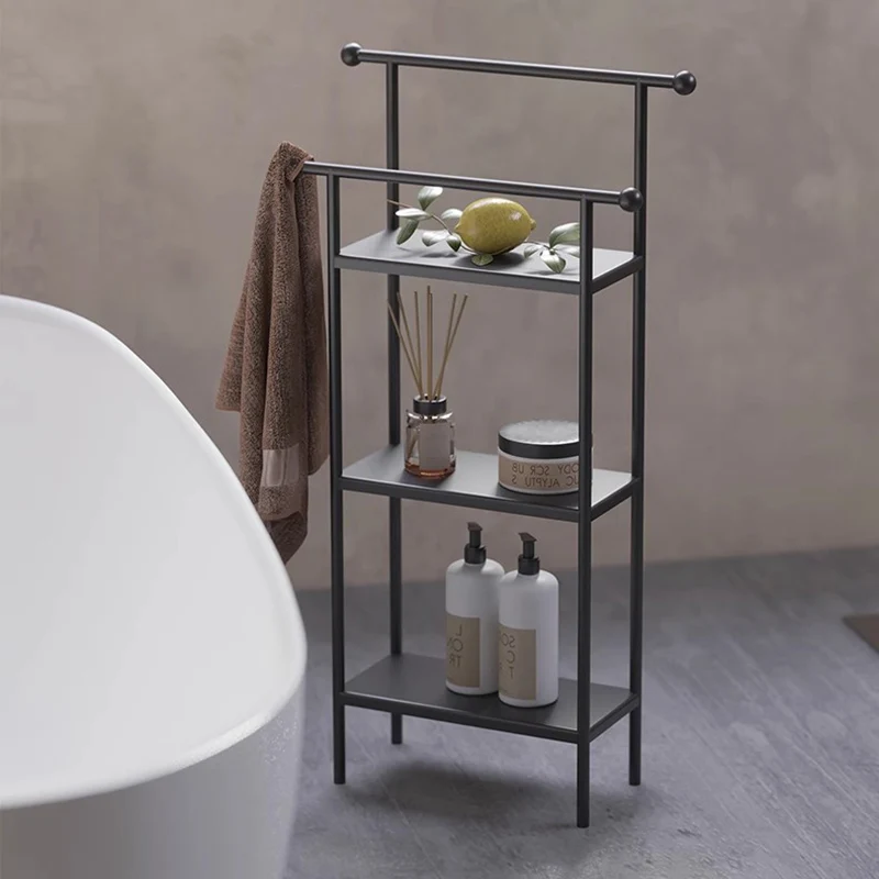 

Bathroom Living Room Display Stand Corner Medal Metal Cabinet Shelves Collection Plant Storage Repisas Estante Home Products