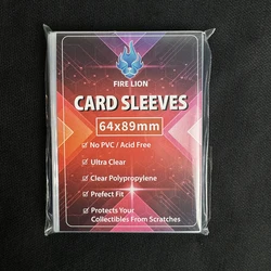 100PCS Transparent Standard Size Inner Card Sleeves 64X89MM TCG Card Sleeves for MGT Card Protector for Double-sleeving