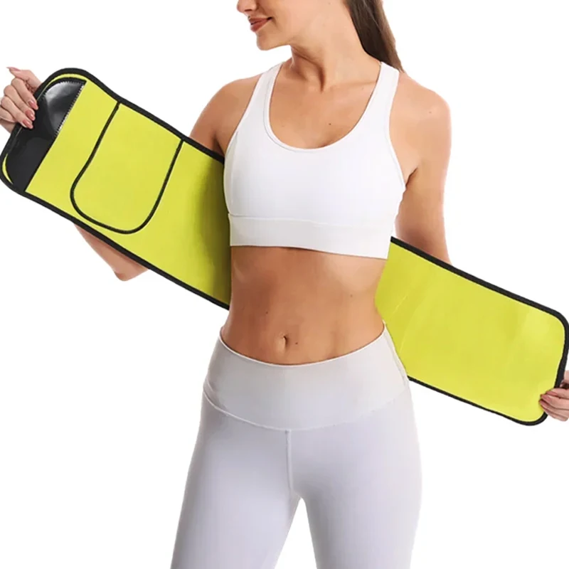 Women Waist Trimmer Belt Slim Body Shaper Cinchers Tummy Control Neoprene Sauna Sweat Wrap for Stomach Workout Trimmer Belt