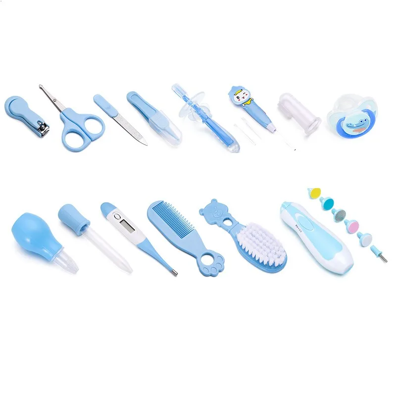 

Grooming Set Baby Brush, Comb, Nasal Aspirator, Thermometer, And Care Kit 20-Pcs Multi-Function Newborn Essentials