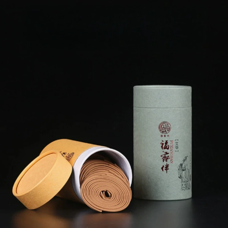 120 Discs 4 Hours Incense Coil Natural Sandalwood Agarwood Indoor Office Scent Burning Home Decor Meditation Purifying The Air