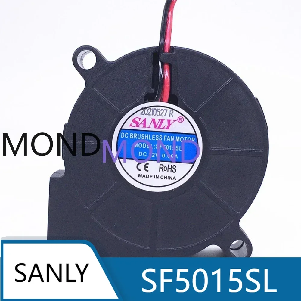 

SF5015SL SANLY Ultra Quiet Humidifier Turbo Cooling Fan 5015 12V 0.06A 5CM 50*50*15mm 2Pin