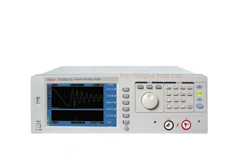 TH2883-10 Impulse Winding Tester 1 Channels Max. 0.5 Joule Voltage 500V-10kV