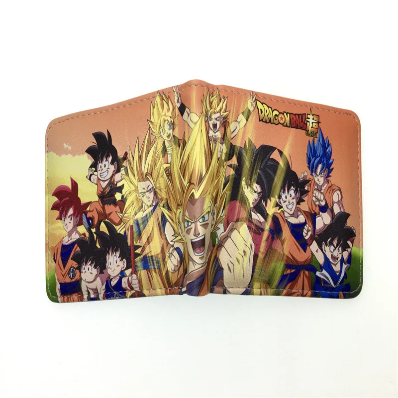 41 TYPES Dragon Ball Son Goku PU Waterproof Wallet Bulma Fashion Portable Foldable Multifunctional Card Holder Coin Purse Gift