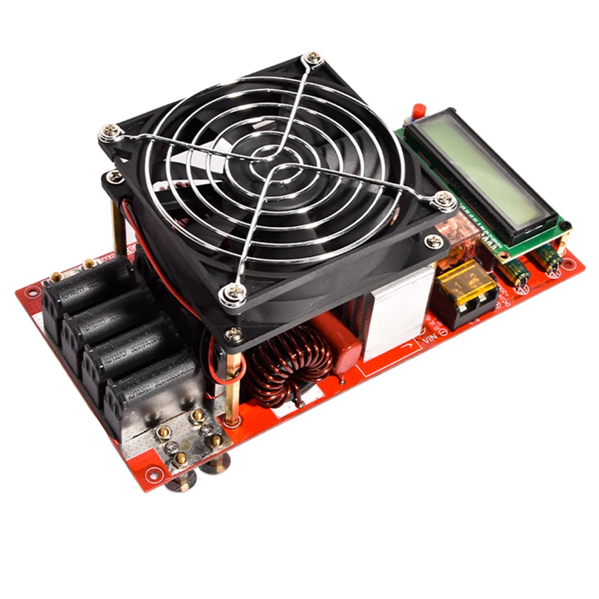 Imagem -03 - Zvs-módulo Aquecedor por Indução Elétrica para Derreter Metal Gerador de Proteção de Temperatura High Voltage Board Coil Driver 2000w