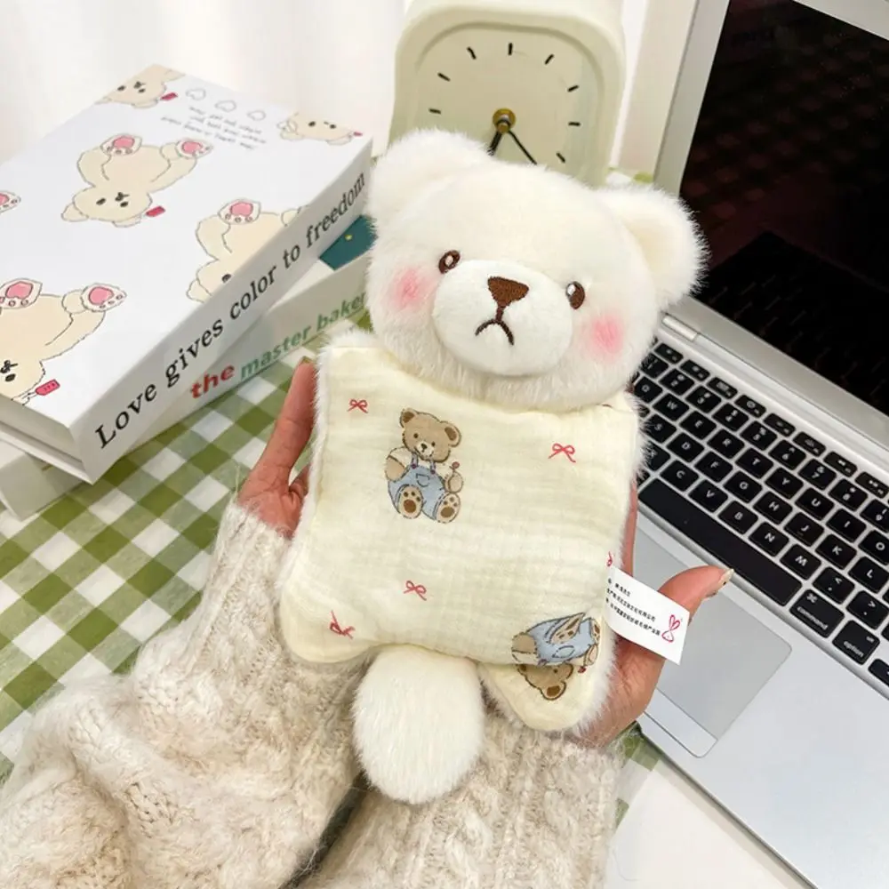 Peluche Morbido a Forma di Orso Cartoon Kawaii, Decorazione Pendente Confortevole al Tatto