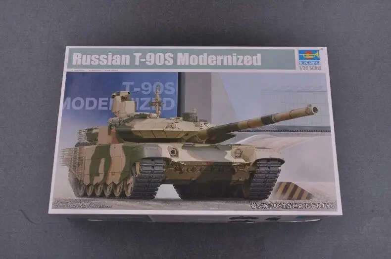 

Trumpeter 1/35 05549 Русский T-90S Mobernized Assemble Комплект пластиковой модели