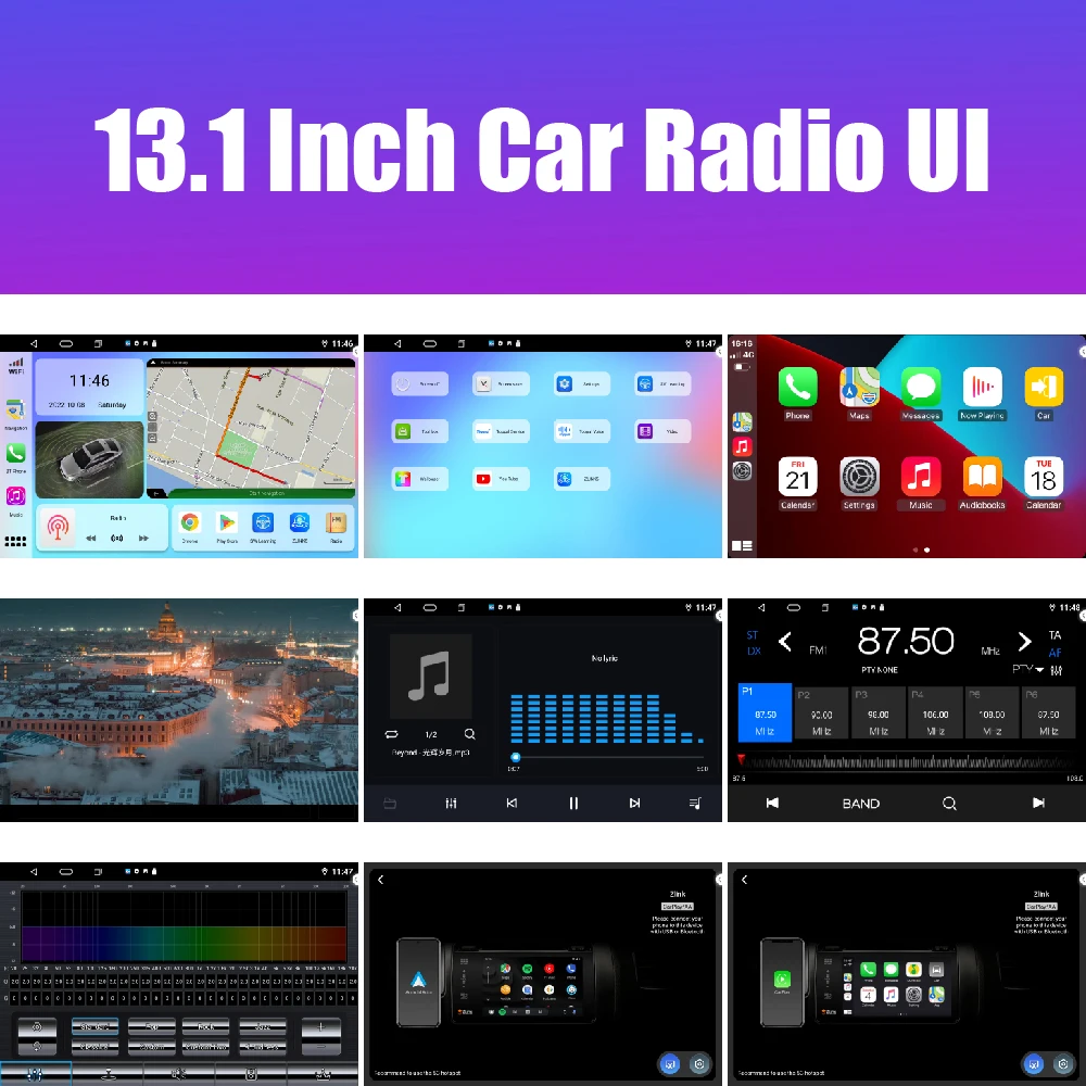 13.1 inch Car Radio For Mahindra XUV 500 Car DVD GPS Navigation Stereo Carplay 2 Din Central Multimedia Android Auto