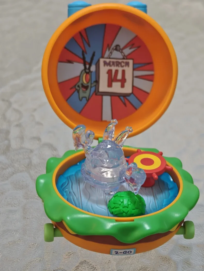 Original POPMART SpongeBob Krabby Patty Blind Box Sammlerstück Mini-Figur Heim Auto Desktop Dekoration Ornament Überraschungsbox Spielzeug – Detail 3