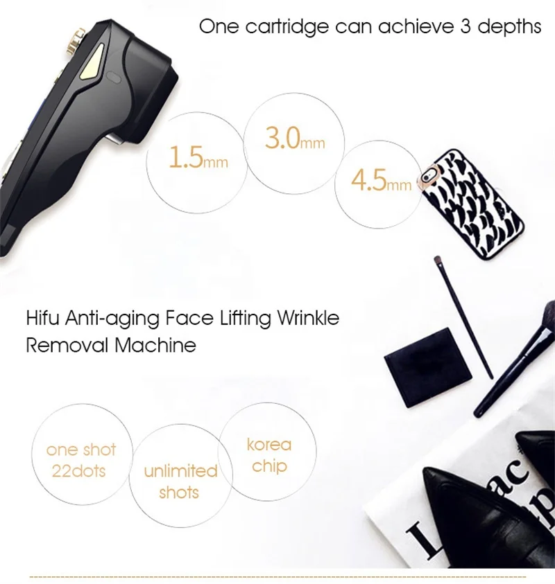 ZS Professional Mini HIFU Facial Rejuvenation Anti Aging Wrinkle Beauty Machine Ultrasonic Skin Care SPA Hifu Ultrasonic Knife