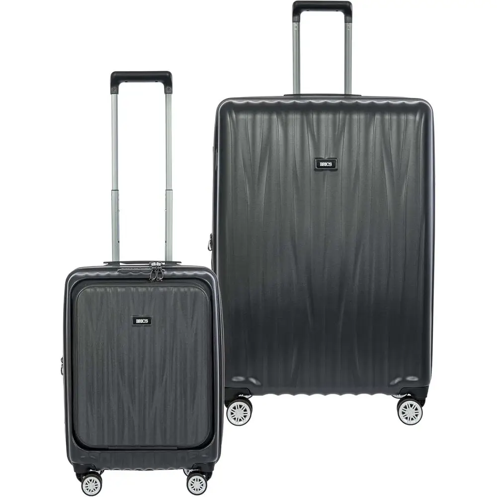 

2-Piece Expandable Hardside Spinner Luggage Set, Lightweight, TSA Locks, 360° Wheels, (21/30), Grey
