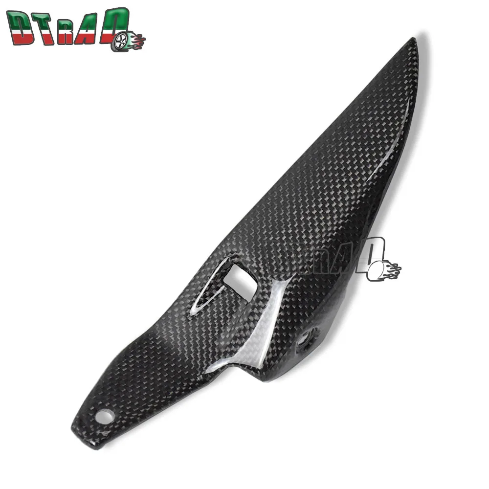 For DUCATI 899 959 Panigale Carbon Fiber Upper Swingarm Chain Guard Cover Protector Motorcycle Fairing Kits Plain Matte Gloss