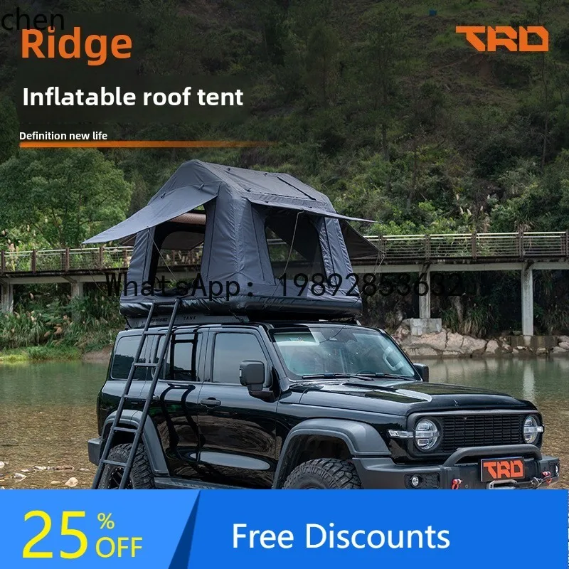 

roof tent outdoor camping off-road self-driving tour car camping can be stored in the car tent