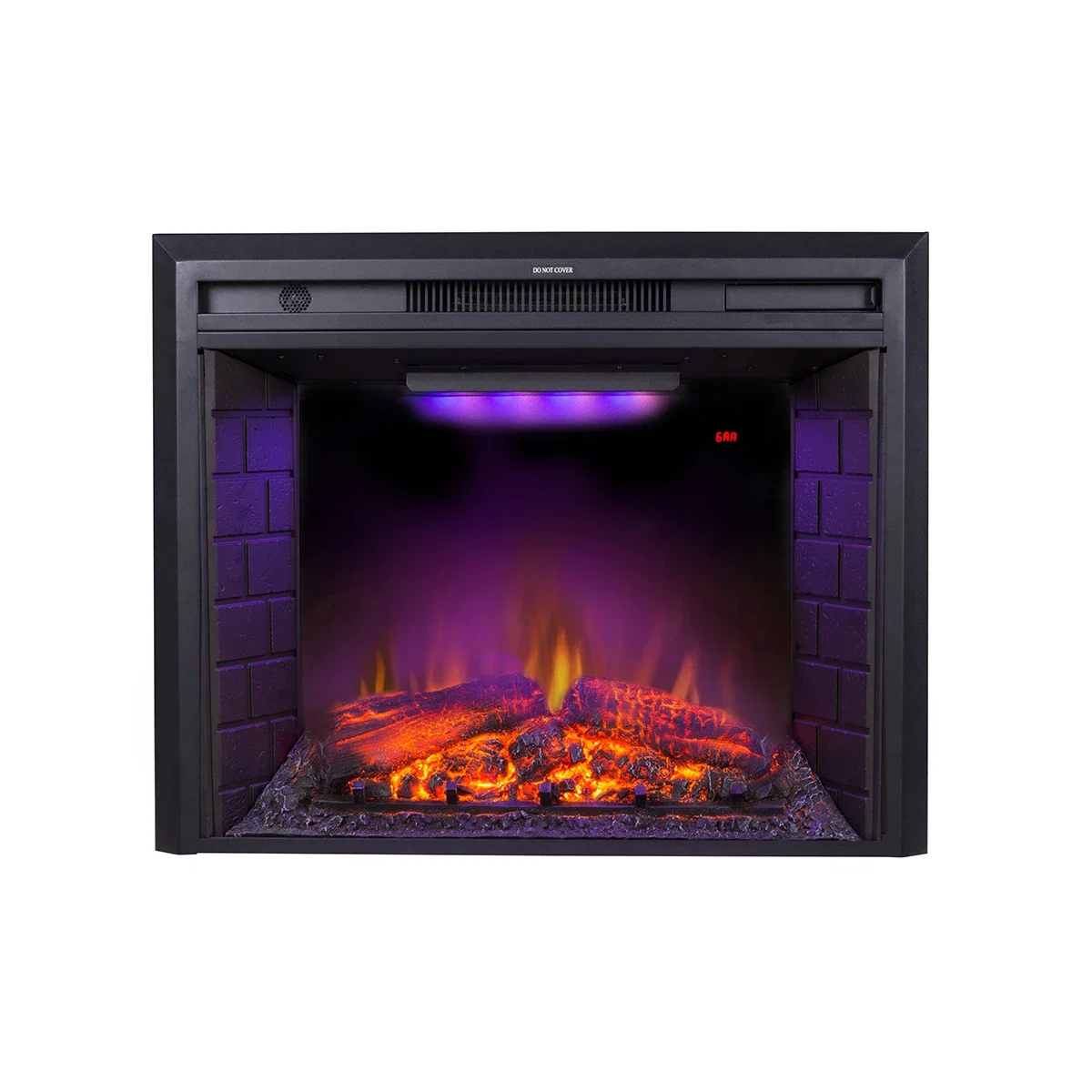 Luxstar High Quality 28 Inch Indoor Electric Fireplace Insert Heaters Trim Decor Led Flame Effect 750/1500W  Fireplace