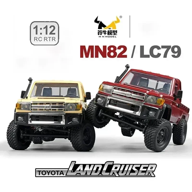 Mn82 New Mangniu Remote-Controlled Toy Car 1:12 Model Car Rc Climbing Off-Road Vehicle Lc79 Pickup Truck Children Toys Gift