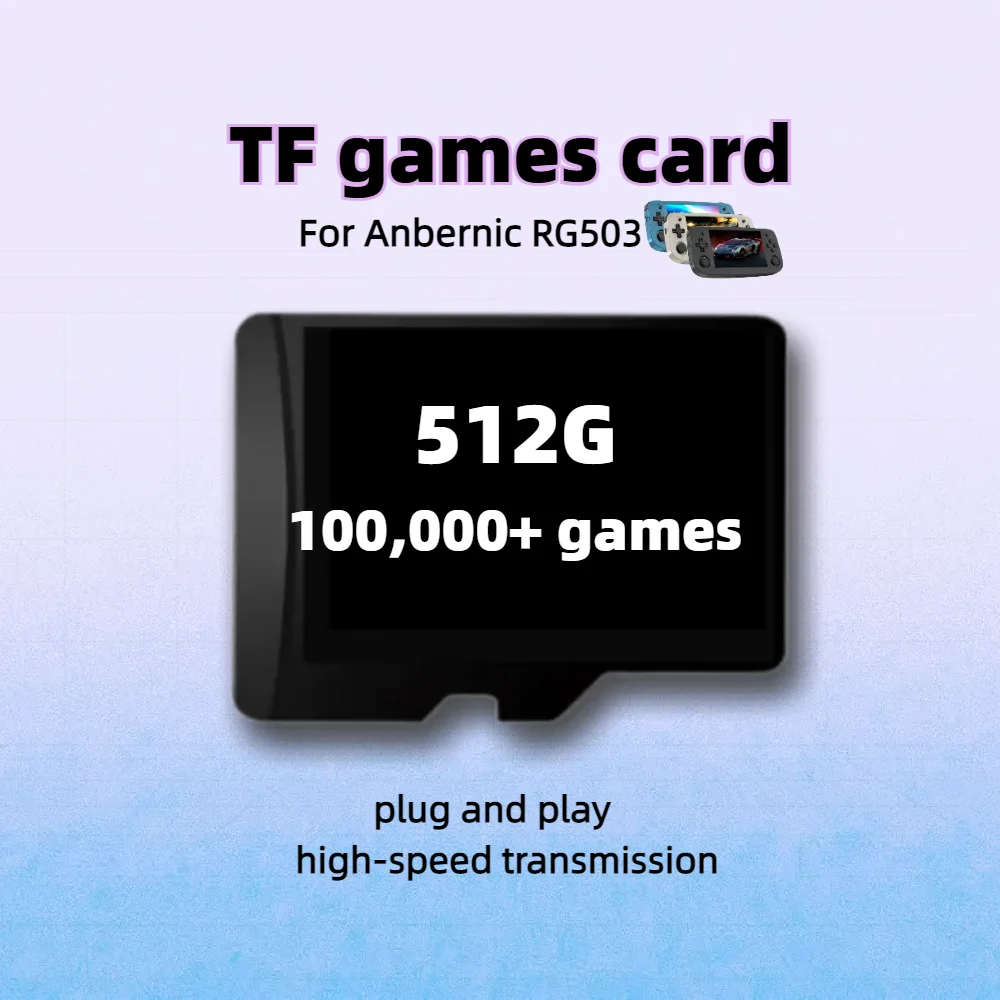 Games Card For Anbernic RG503 TF Box Plug&Play 40+ Emulator 512G 100,000+ 256G 128G 64G