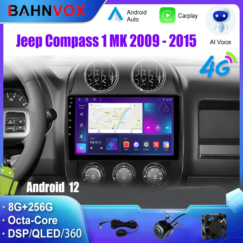 

Android Car Radio GPS Navigation Multimedia Video Player for Jeep Compass 1 MK 2009 - 2015 Stereo Tape Recorder Screen