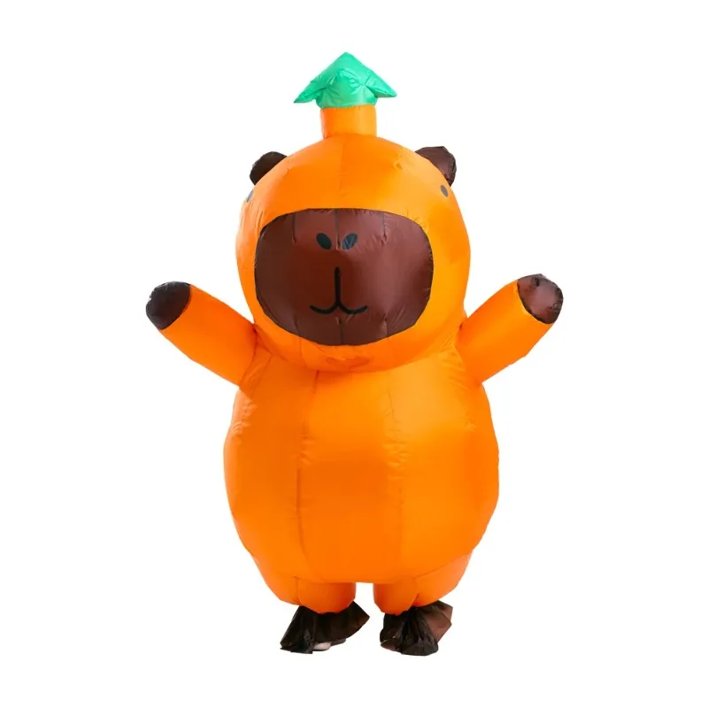 

Inflatable Capybara Mascot Costume Cartoon Animal Carnival Halloween Cosplay Fancy Dress Funny Performance Inflated Garment