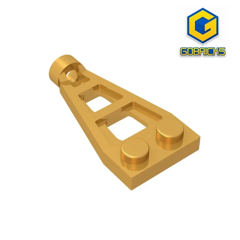 Gobricks GDS-1180 Piastra, modificata 1 x 2 con raccoglitore a perno lungo compatibile con i giocattoli per bambini LEGO 4596 assembla blocchi