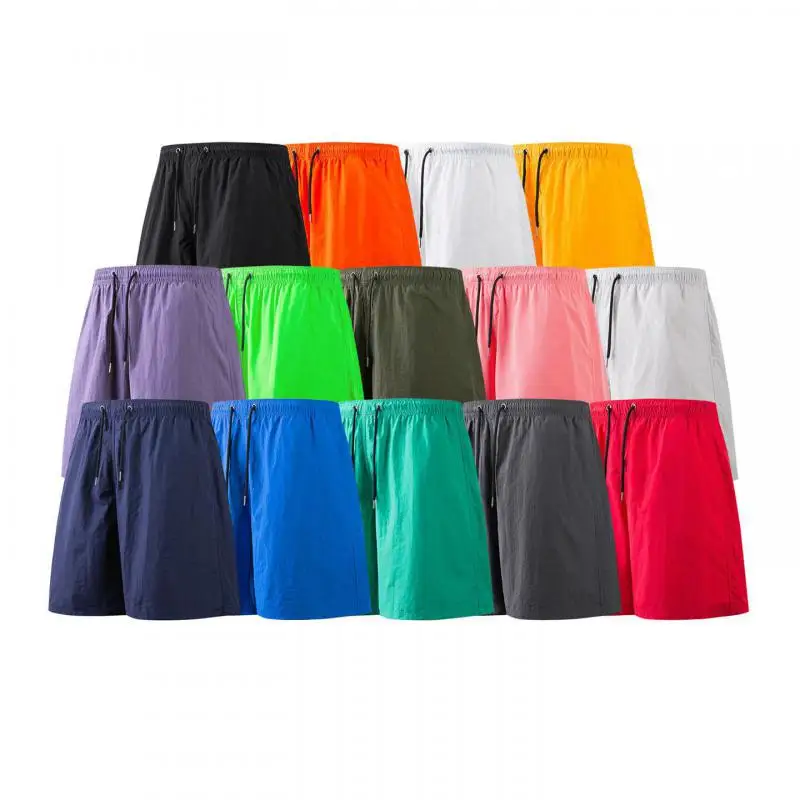 M-XXXXXL Plus Unisex Colorful Beach Shorts - Quick Dry Swim Trunks with Elastic Waist Summer Casual Board Shorts for Men & Women
